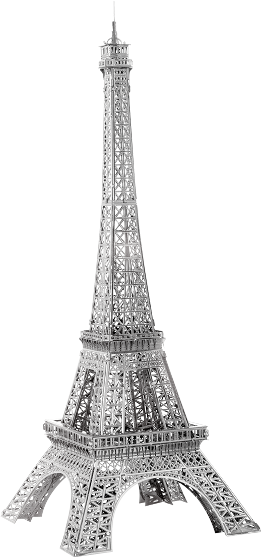 Metal Earth Architecture - Iconx Eiffel Tower Metal Model Kit (300x600), Png Download