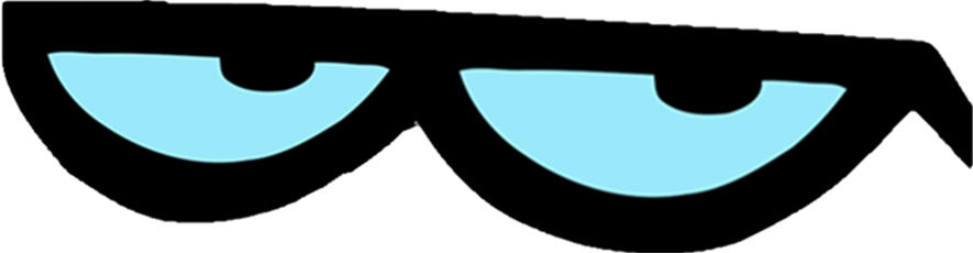 Dexter's Glasses - Wiki (885x230), Png Download