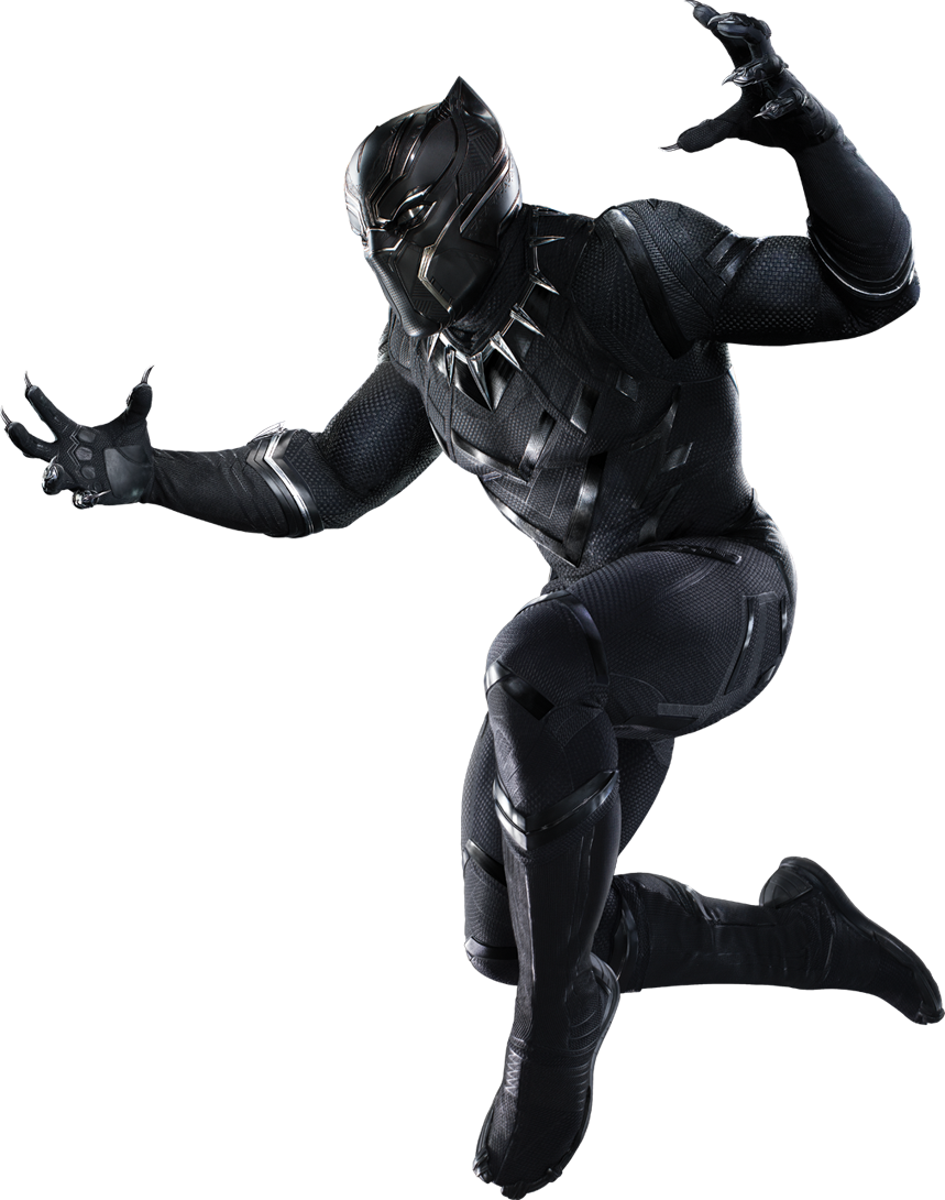 Blackpanther - Black Panther Civil War Png (516x655), Png Download