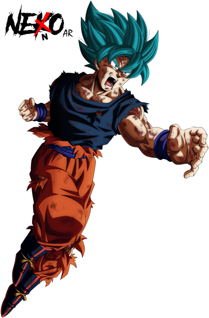 Goku Super Sayajin Blue / Dragon Ball Super - Nekoar Dragon Ball Png (722x1107), Png Download