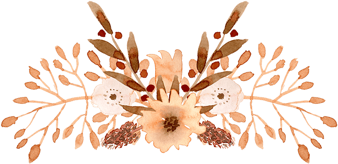 Watercolor Floral Elements Psd Png Font K101 - 清新 水彩 插画 花朵 (800x800), Png Download