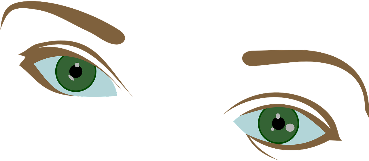 How To Set Use Eyes And Eyebrows Icon Png (600x260), Png Download