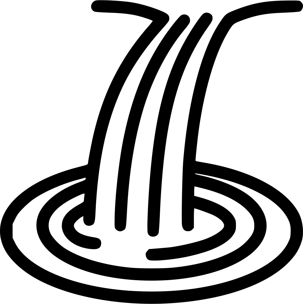 Png File - Waterfall Icon Png (980x982), Png Download