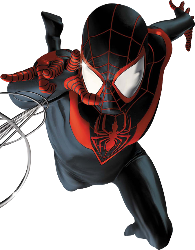 Spider Man From Ultimate Comics Spider Man - Ultimate Spider Man New Suit (673x863), Png Download