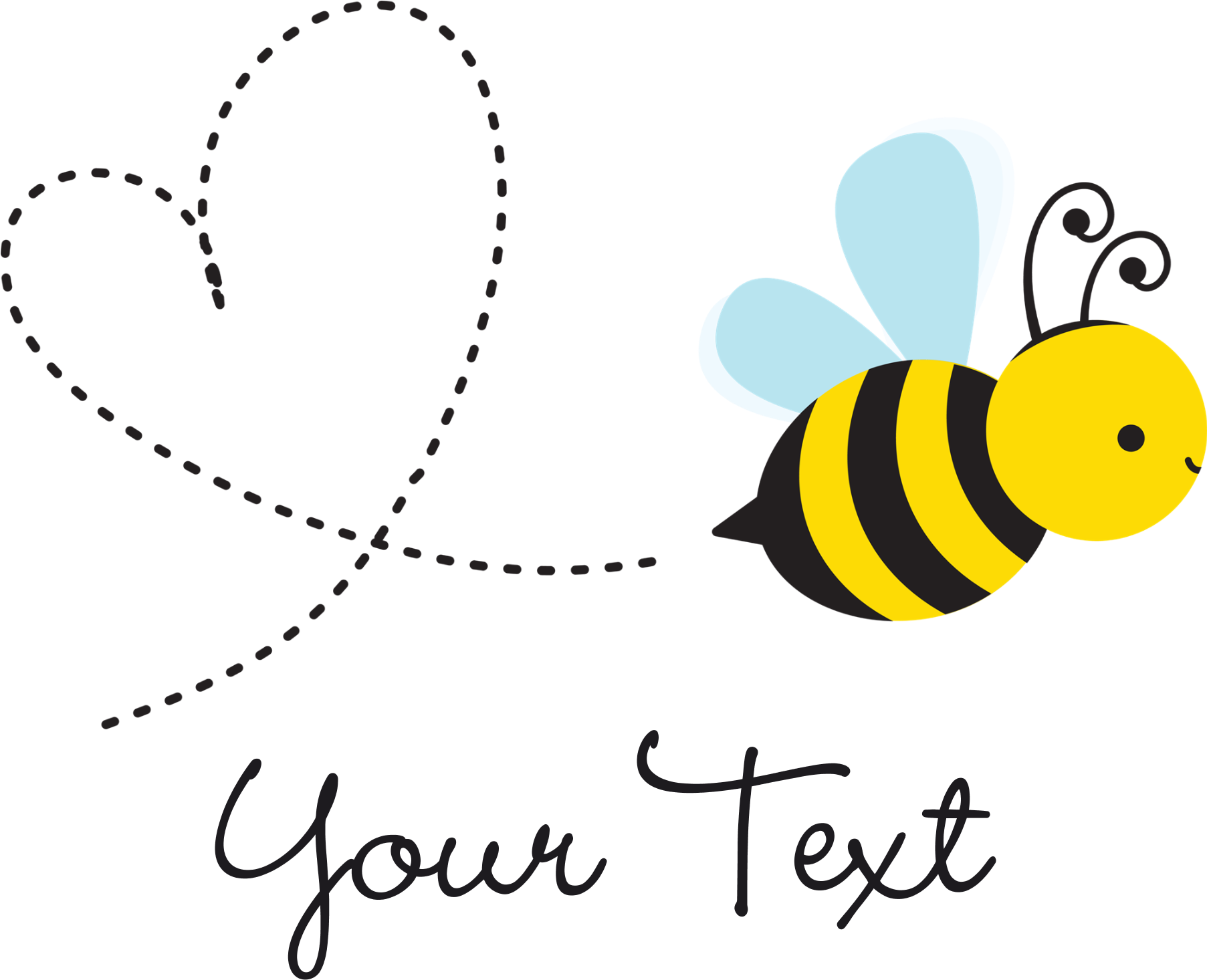 Png Pinterest Bees - Bee With Heart Clipart (2000x2000), Png Download