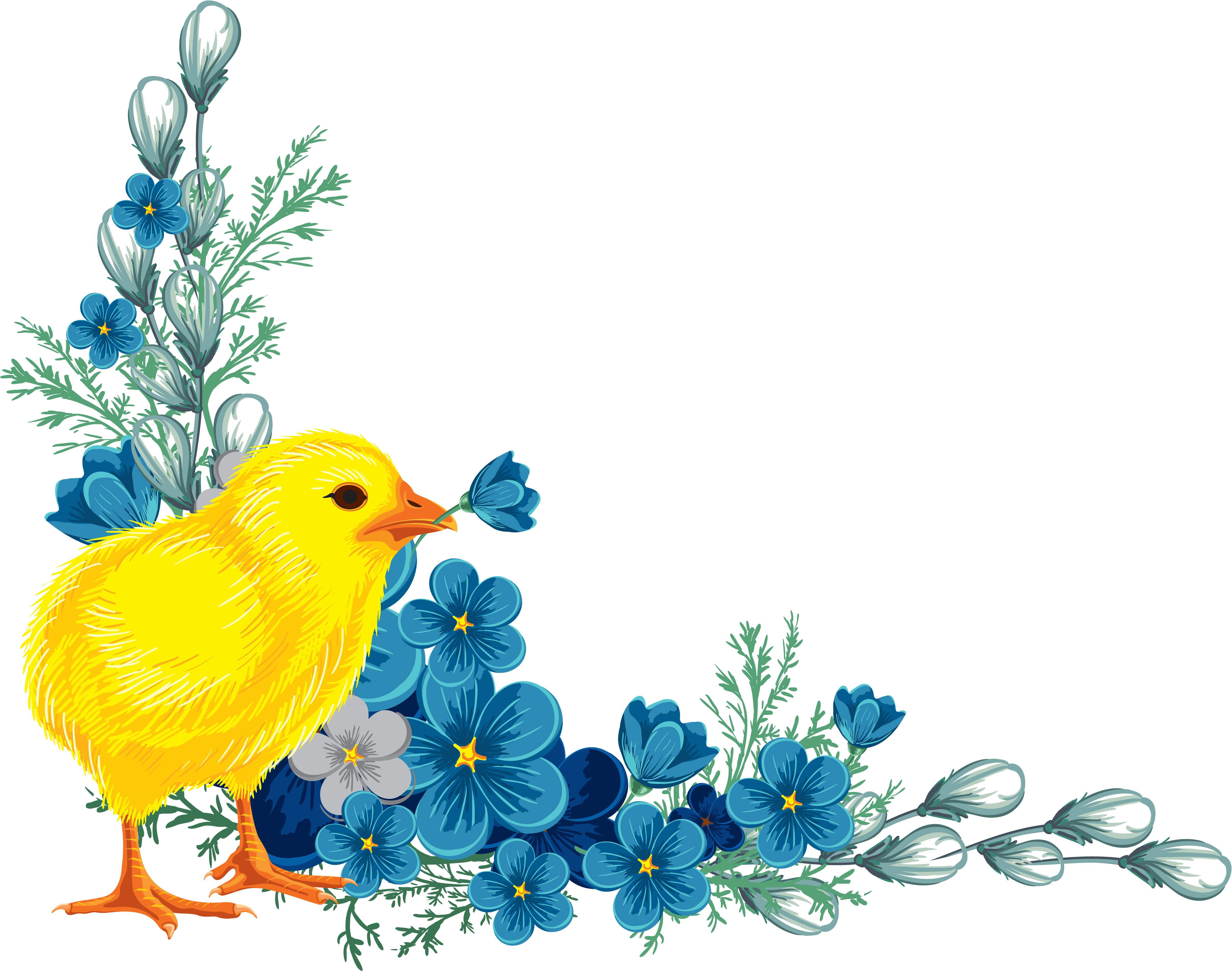 Flower Png Images, Vector Flowers, Watercolor Pencils, - Royal Blue Flower Png (4824x3802), Png Download