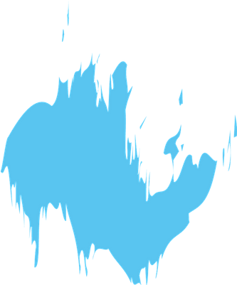 Blue Paint Splatter - Menu Planner: 52 Weeks Simple Meal Plans: Meal Planning (400x400), Png Download