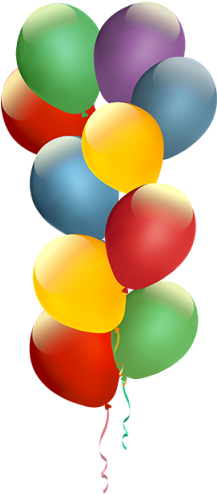 Colorful Birthday Balloon, Colorful, Birthday, Balloon - Balloon (640x640), Png Download
