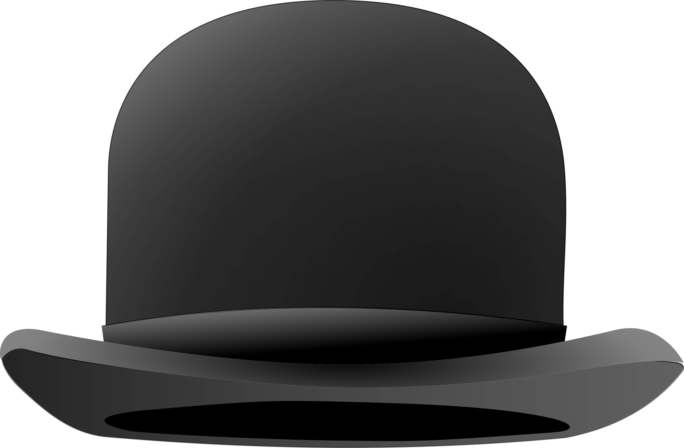 This Free Icons Png Design Of Magritte's Hat (2400x1573), Png Download