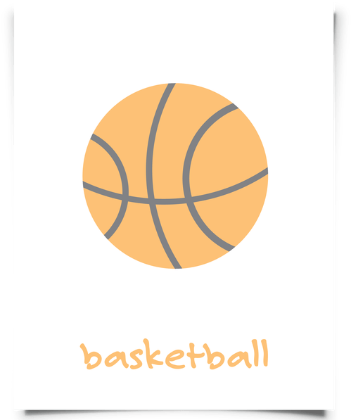 Free Basketball Wall Decor - Room (600x600), Png Download
