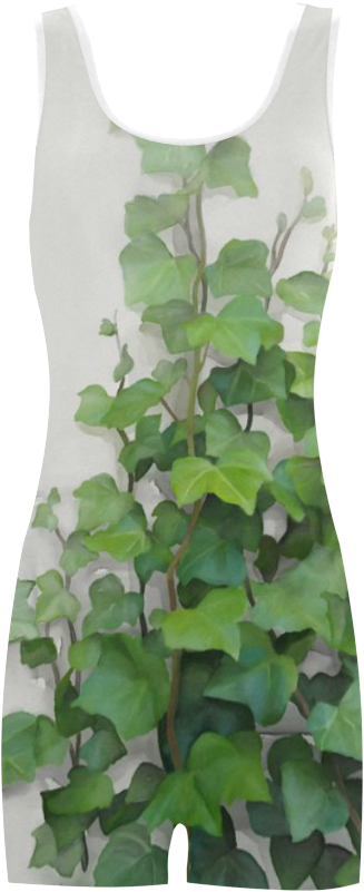 Watercolor Vines, Climbing Plant Zoom Classic One Piece - Active Tank (1000x1000), Png Download