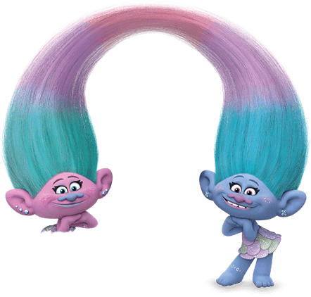 Trolls Satin And Chenille (448x422), Png Download