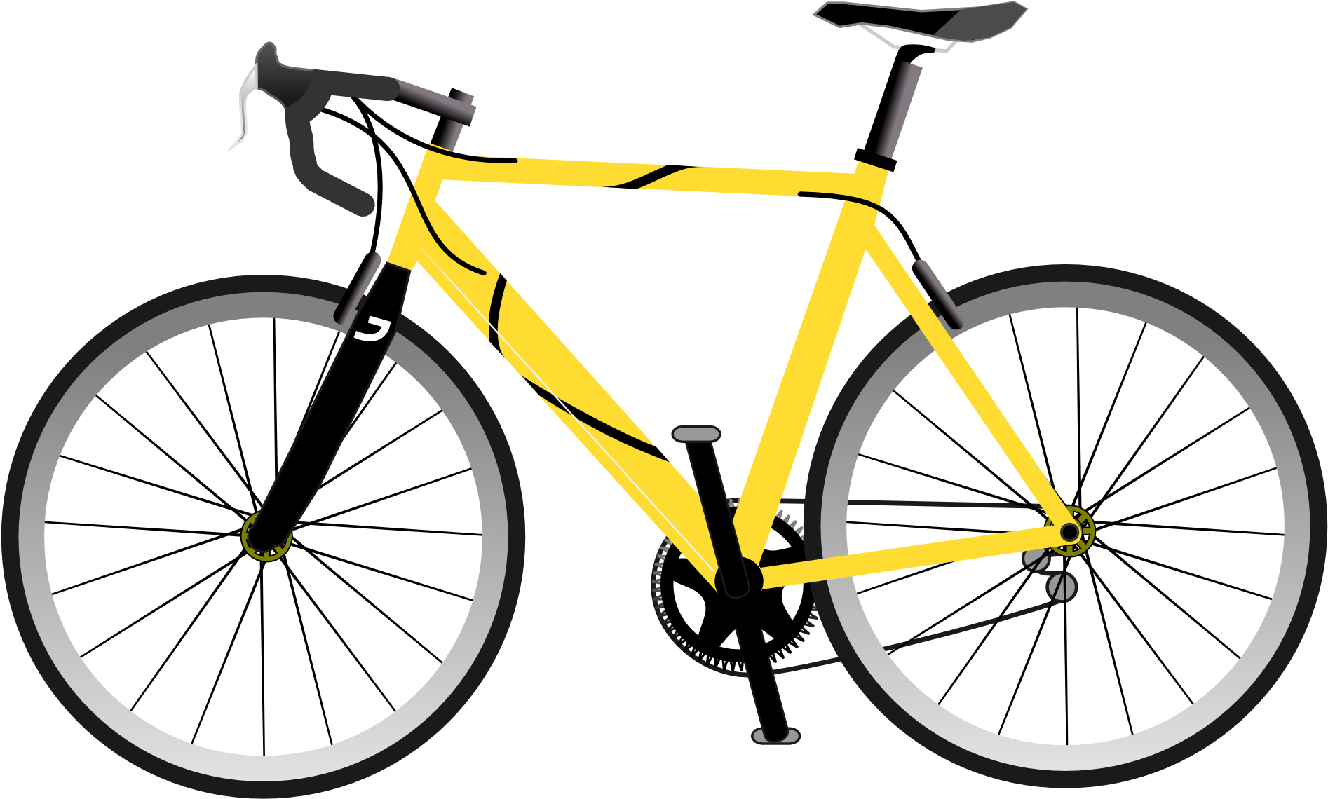 Bicycle Png Image - Bicycle Clipart Png (1979x1163), Png Download