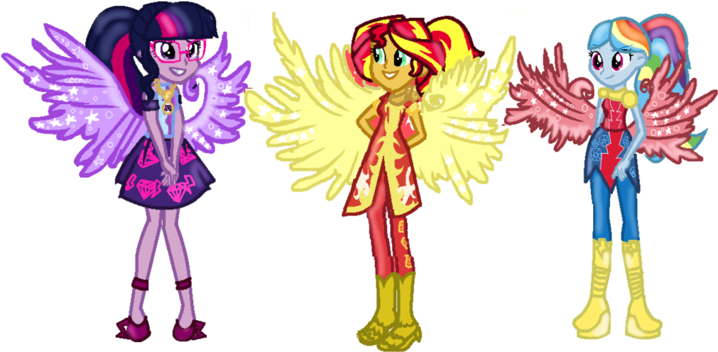 Skull With Floral Wings - Crystal Wings Rainbow Dash (1024x736), Png Download