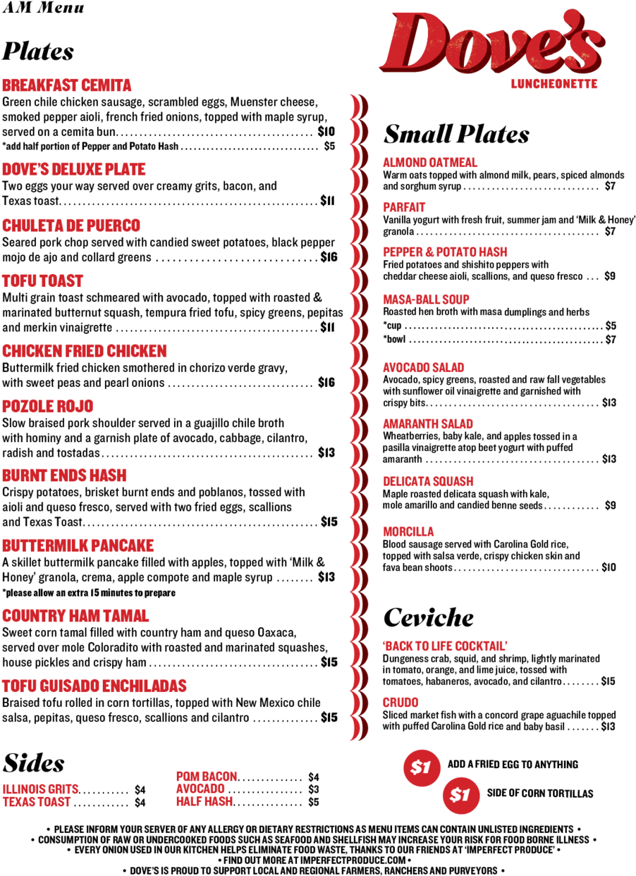 Doves Am Menu (1000x1294), Png Download