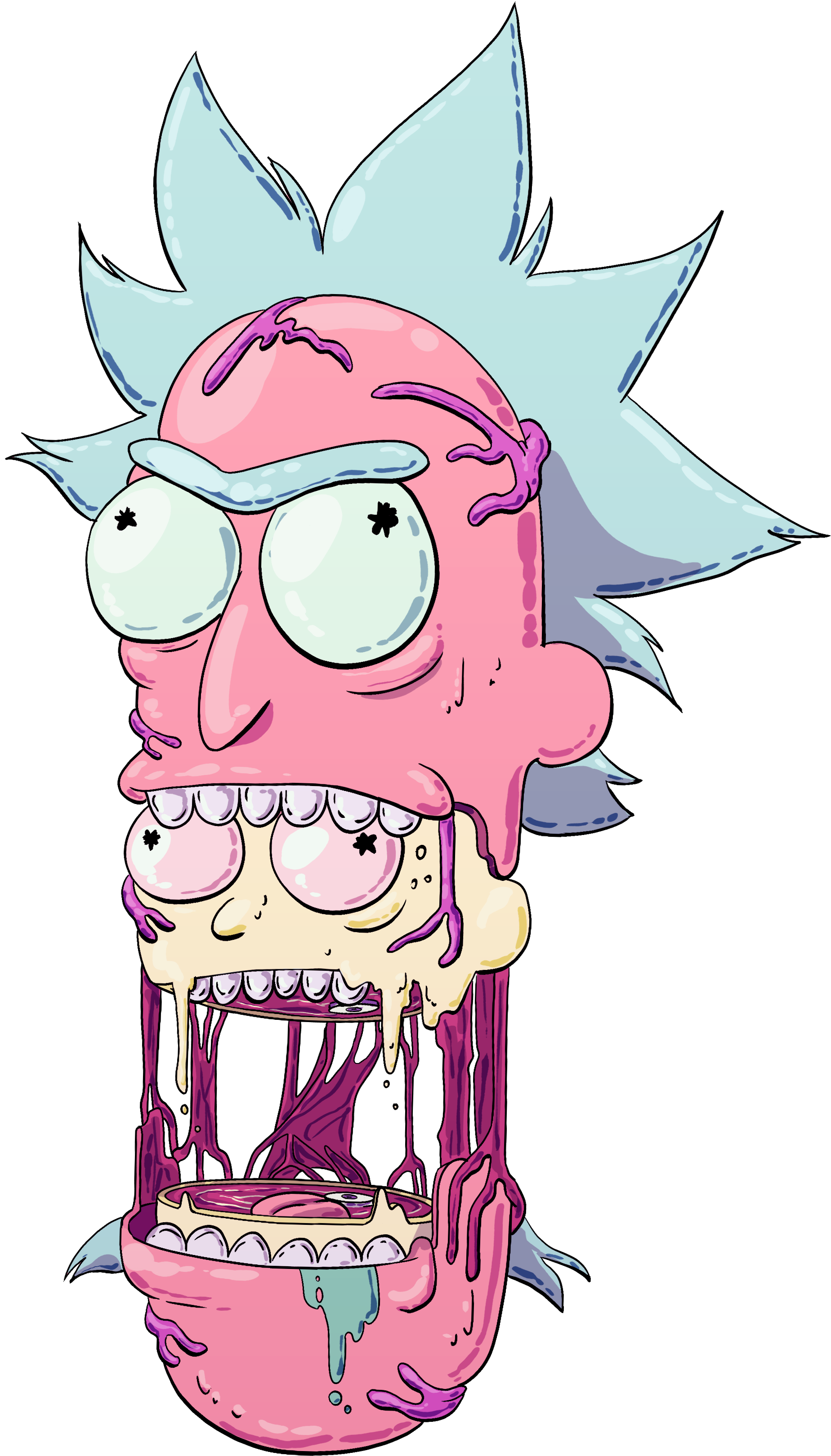 Rick And Morty Png - Rick And Morty Wp (2550x3402), Png Download