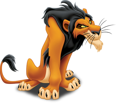 Scar - Lion King Characters Scar (375x335), Png Download
