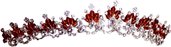Orange Crystal Tiara - Tiara Medieval Png (555x555), Png Download