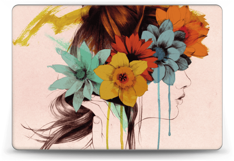 Flower Crown - Depression (800x553), Png Download