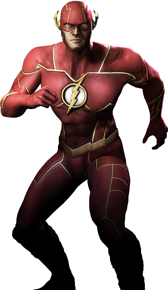 Injustice Gau Ios The Flash Render By Wyruzzah-d95pgyr - Injustice New 52 Flash (565x976), Png Download