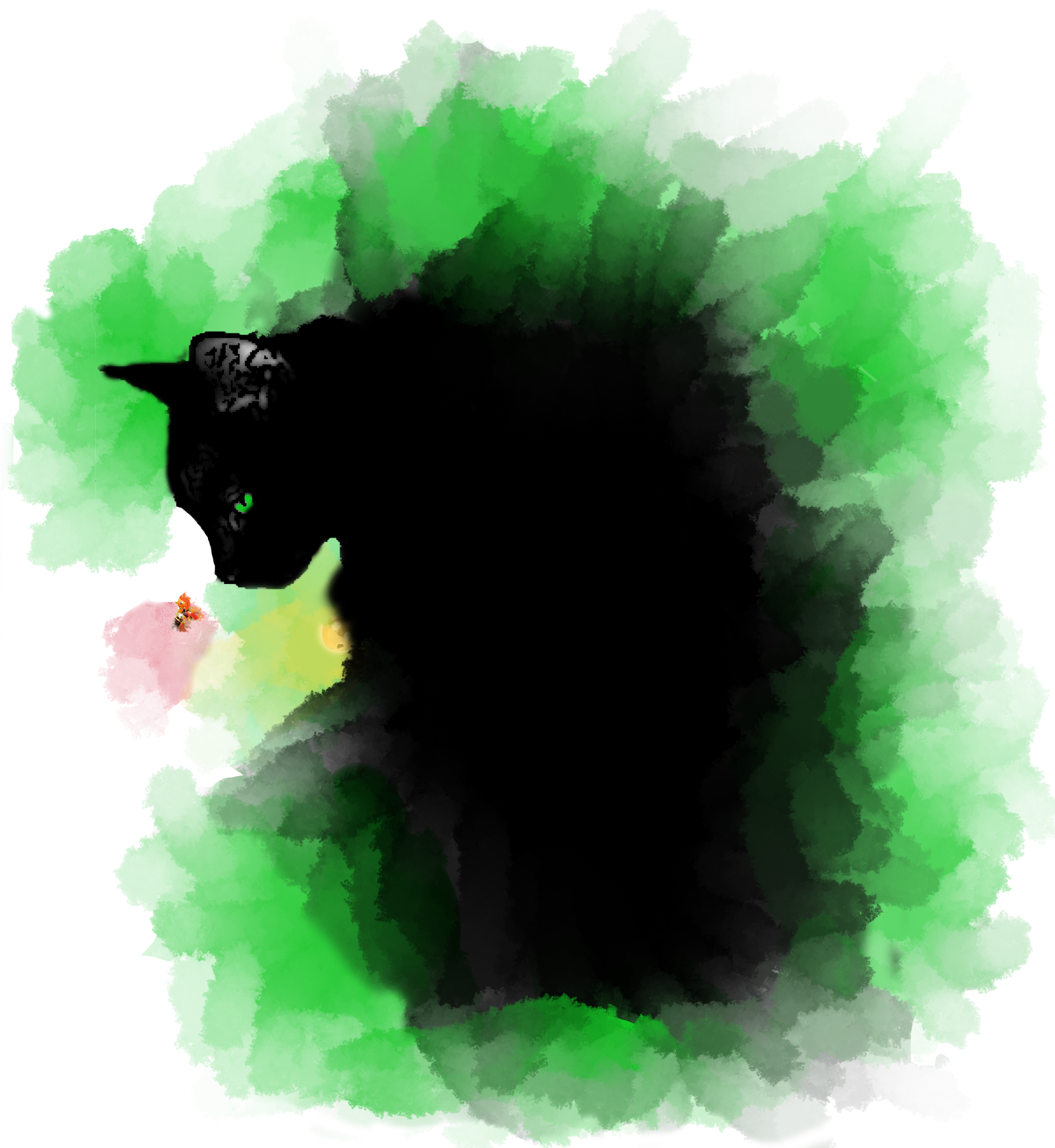 I Wanted To Do A Subtle Tattoo Design - Watercolor Paint (2500x2917), Png Download
