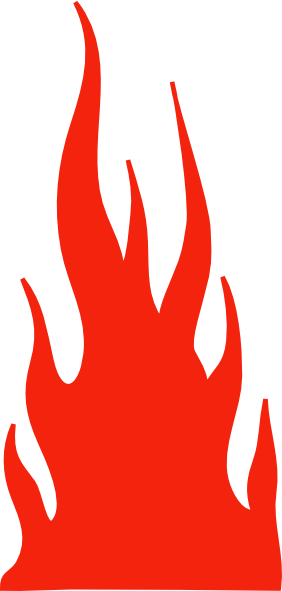 About 3361 Free Commercial & Noncommercial Clipart - Red Flame Png (260x545), Png Download