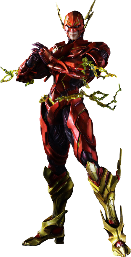 Dc Comics Variant Action Figure - Dc Comics The Flash Variant Play Arts Kai Action Figure (443x865), Png Download
