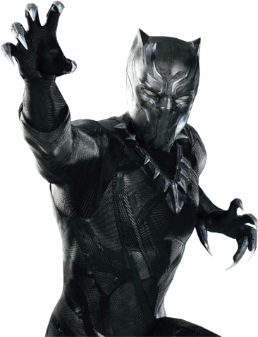 Black Panther Png By Monsterdani-d9jnu53 - Black Panther Png Marvel (387x479), Png Download
