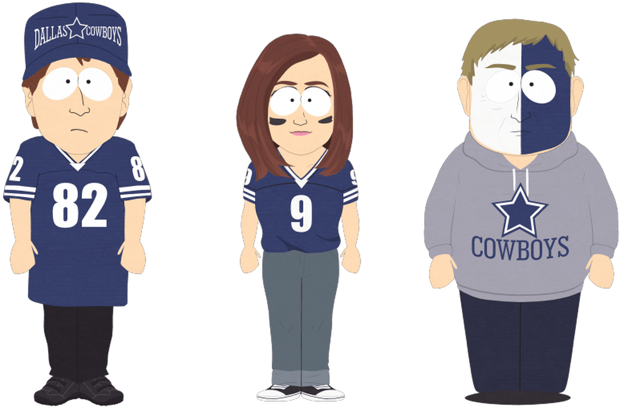 Dallas Cowboys Fans - Dallas Cowboys South Park (960x540), Png Download