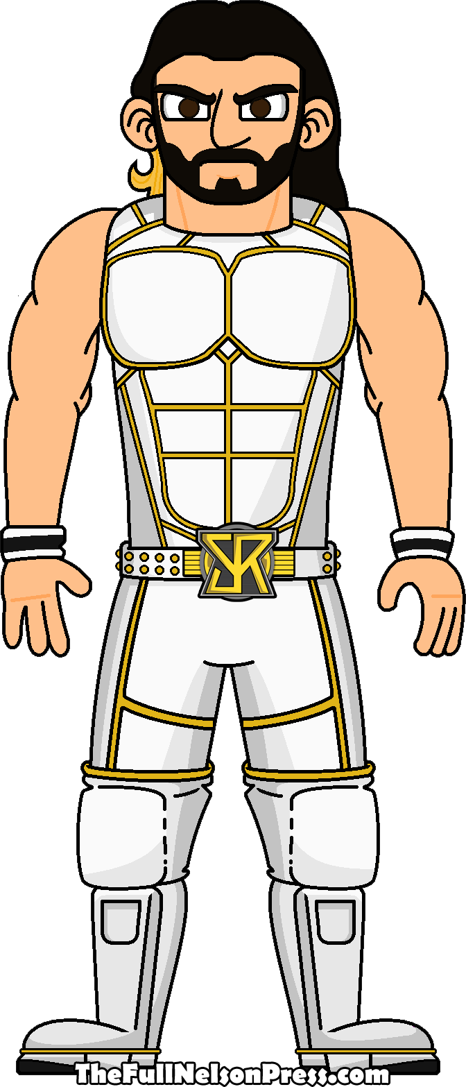 Seth Rollins, Wwe, Wrestling, Professional Wrestling - Wwe Cartoon Seth Rollins (672x1567), Png Download