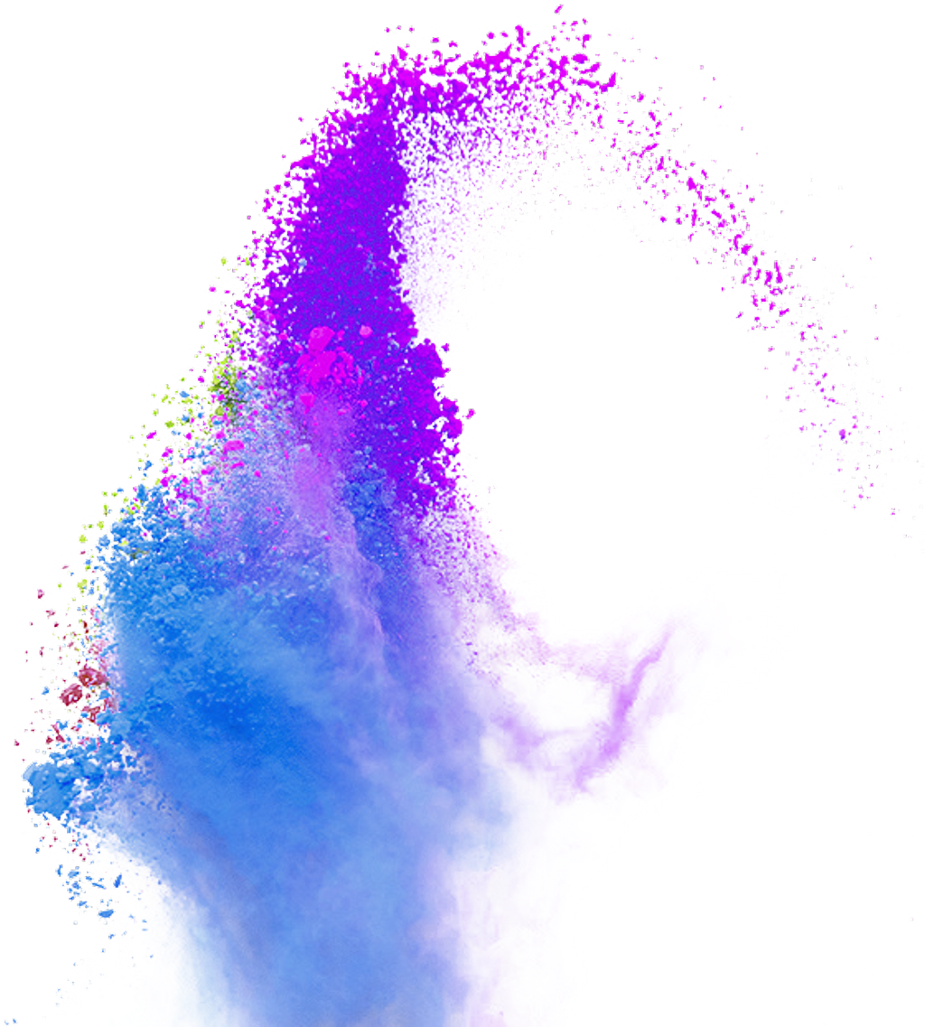 Ribbon Smoke Colorful Watercolor Power Colorsplash - Humo De Colores Png (600x623), Png Download