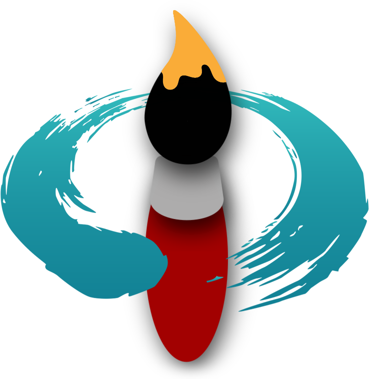 Holopaint Is The Tilt Brush For Tango - Drawing Brush Logo Png (1493x1493), Png Download