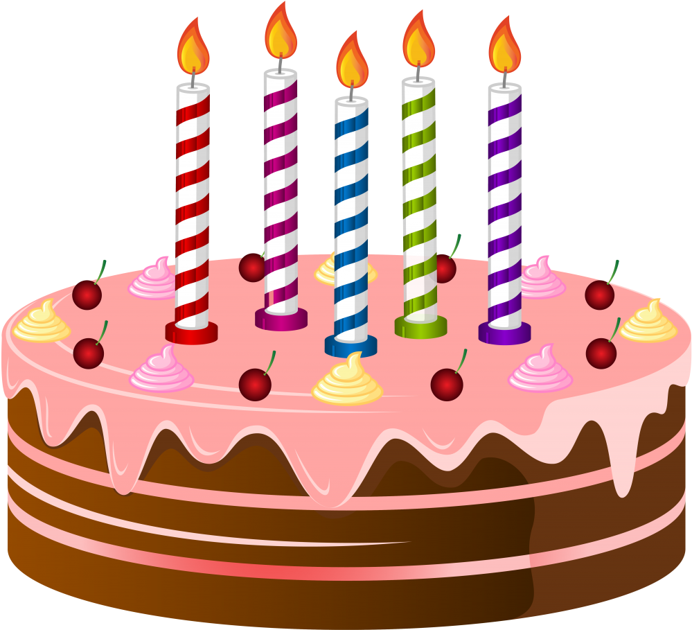 Birthday Cake Png Clip Art Image - Birthday Cake Clip Art (600x547), Png Download