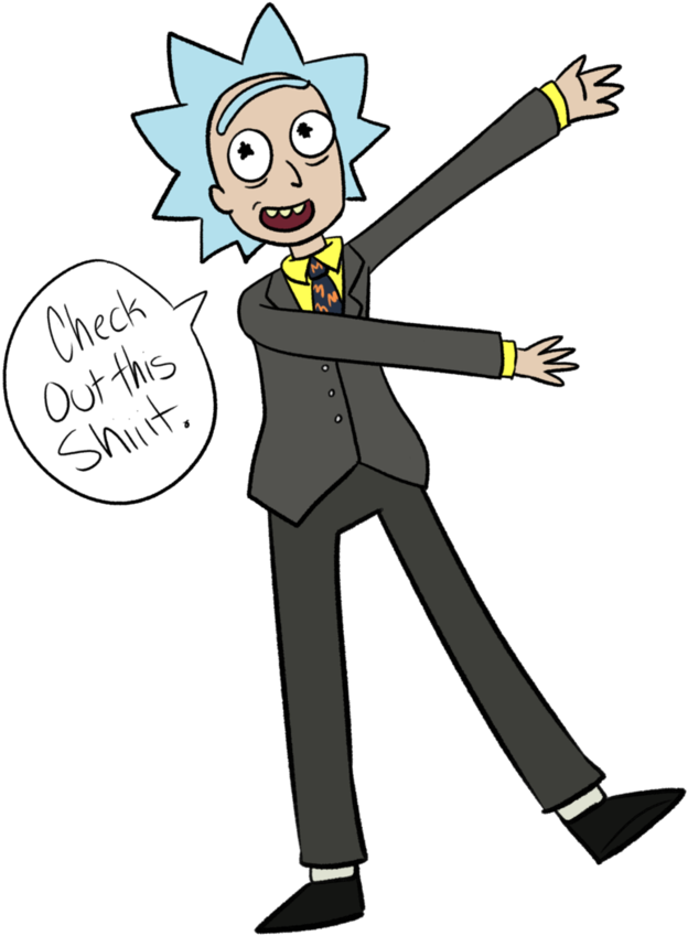 Rick And Morty - Rick Sanchez (827x965), Png Download
