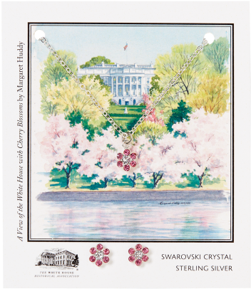 More Views - White House Historical Association Cherry Blossom Earrings (700x700), Png Download