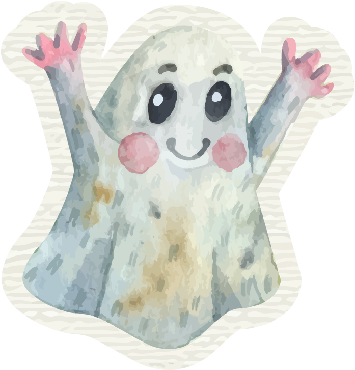 Halloween Watercolor - Halloween (1000x1000), Png Download