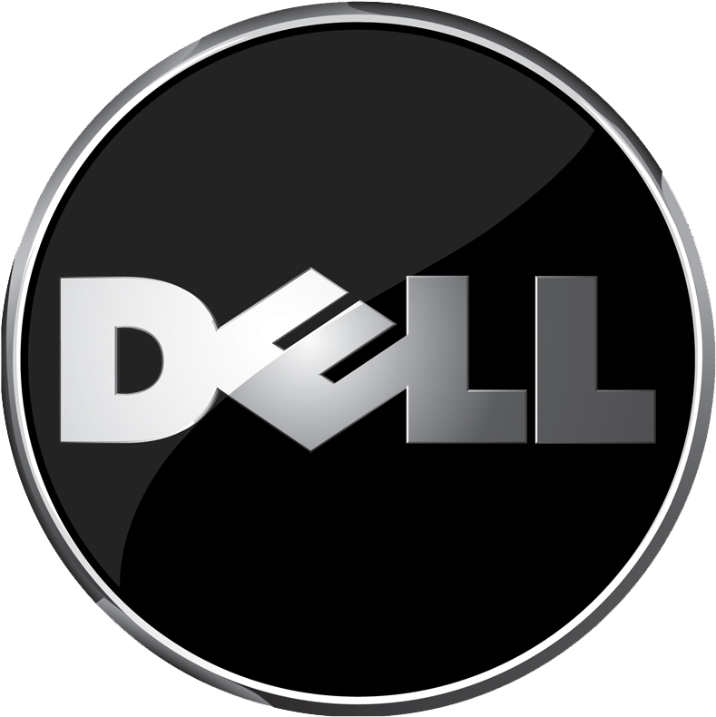 Black Dell Logo Icon Png - Dell Logo Black (900x900), Png Download