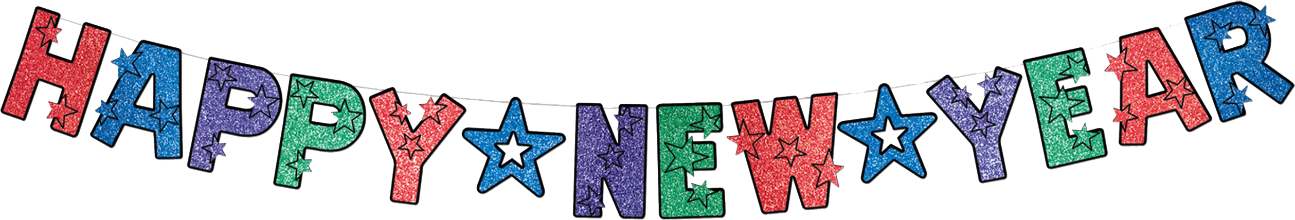 Happy New Year Png Images - Happy New Year Banner Png (2700x848), Png Download