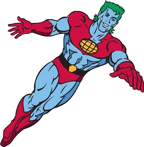 Captain Planet - Captain Planet Png (590x600), Png Download