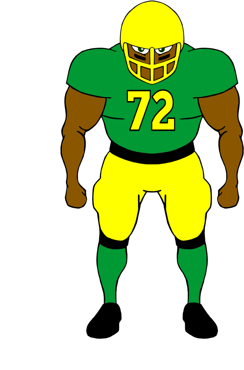 Search For Free Drawing At Getdrawings - American Football Player Clipart (1024x1333), Png Download