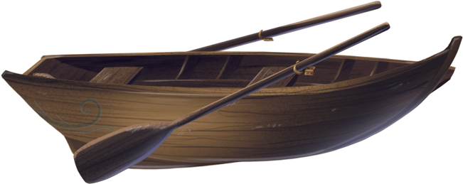Boat Png Images Free Download - Row Boat Transparent Background (650x287), Png Download