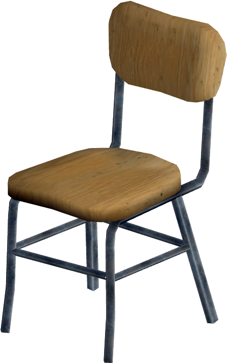 School Chair - School Chair Png (579x771), Png Download