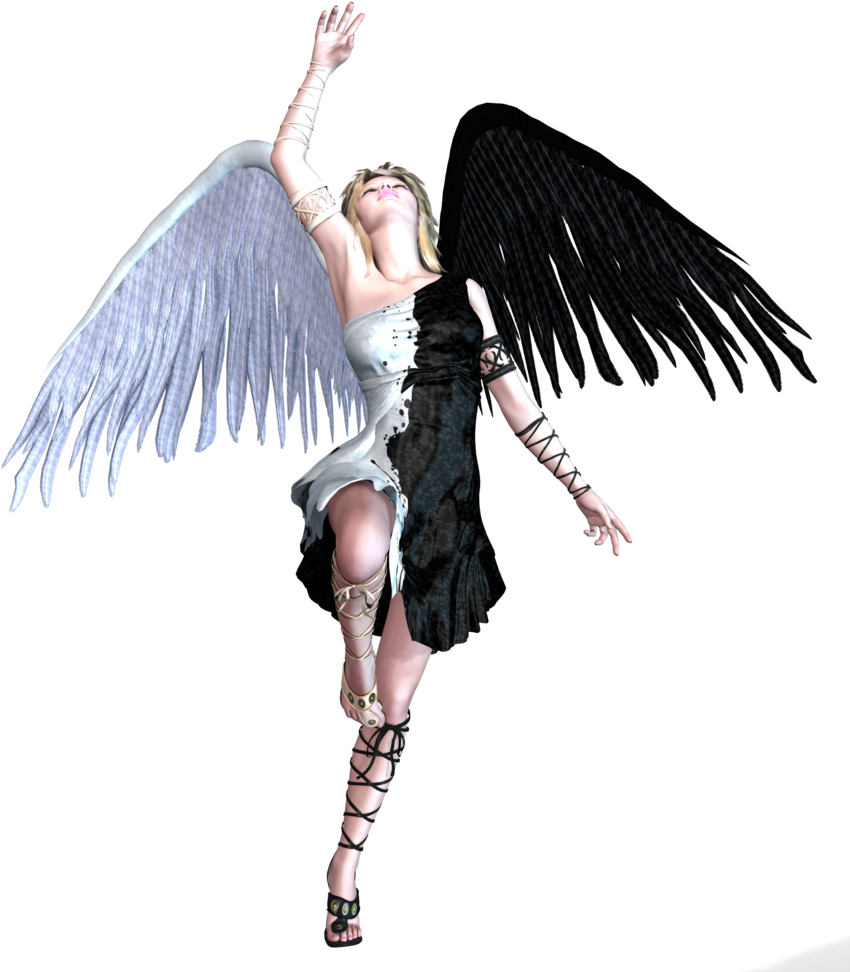 Download Free Angel Png Images - Fallen Angel Fantasy Angel (900x991), Png Download