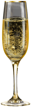 Glass Of Champagne Bubbles - Glass Of Wine Transparent Background (400x400), Png Download