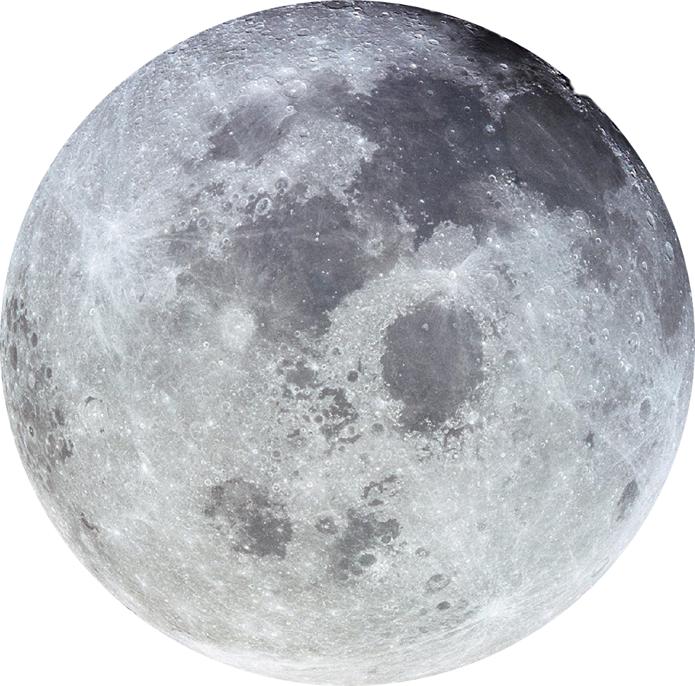 Moon Psd (987x974), Png Download