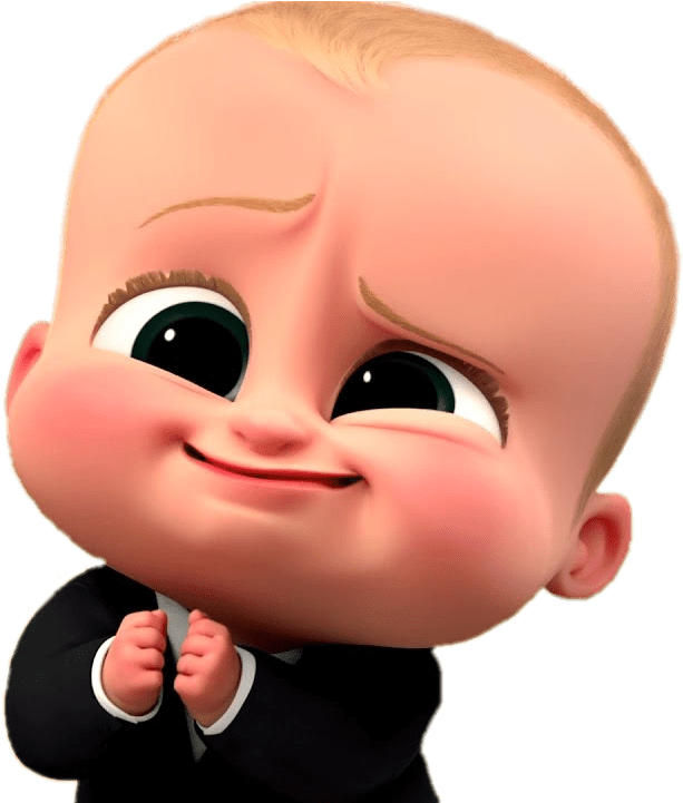 Boss Baby Cute Face - Boss Baby Vector Png (1280x720), Png Download
