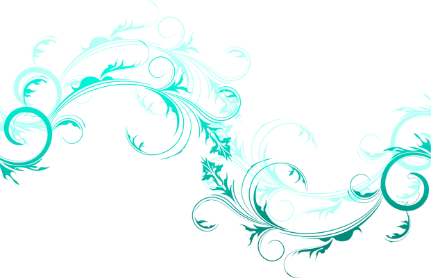 Abstract Swirls Png Svg Transparent Library - Green Swirls (621x400), Png Download