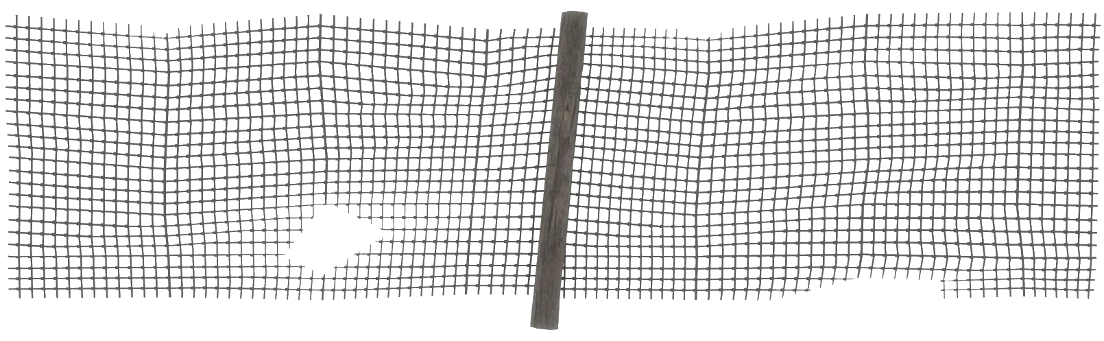 Fo4 Wire Fence Long - Barbed Wire (1609x880), Png Download
