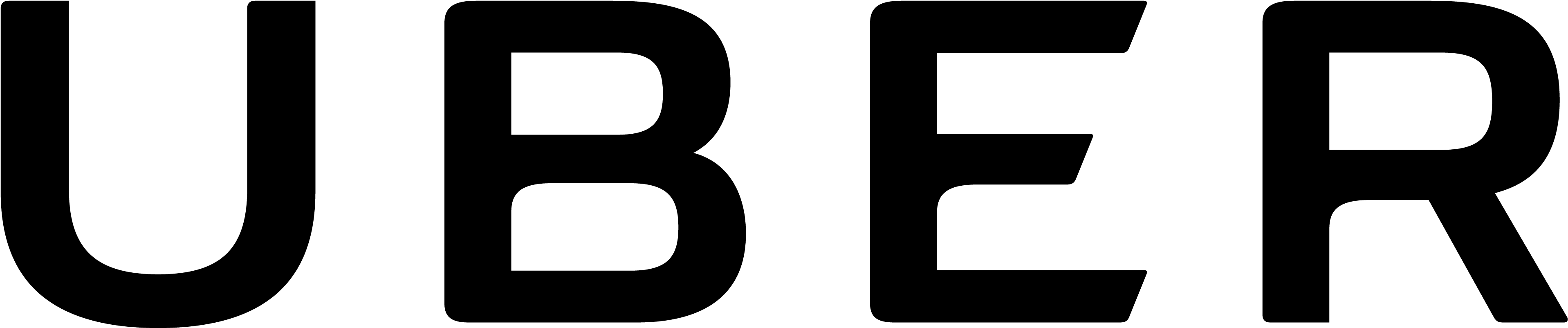 Uber Logo Png - Uber New Logo Vector (1280x267), Png Download