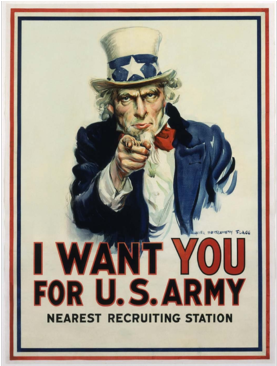 Image Gallery - " - Want You For Us Army (500x365), Png Download